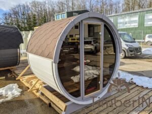 Outdoor sauna small mini for 2 4 persons (15)