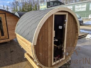 Outdoor sauna small mini for 2 4 persons (30)