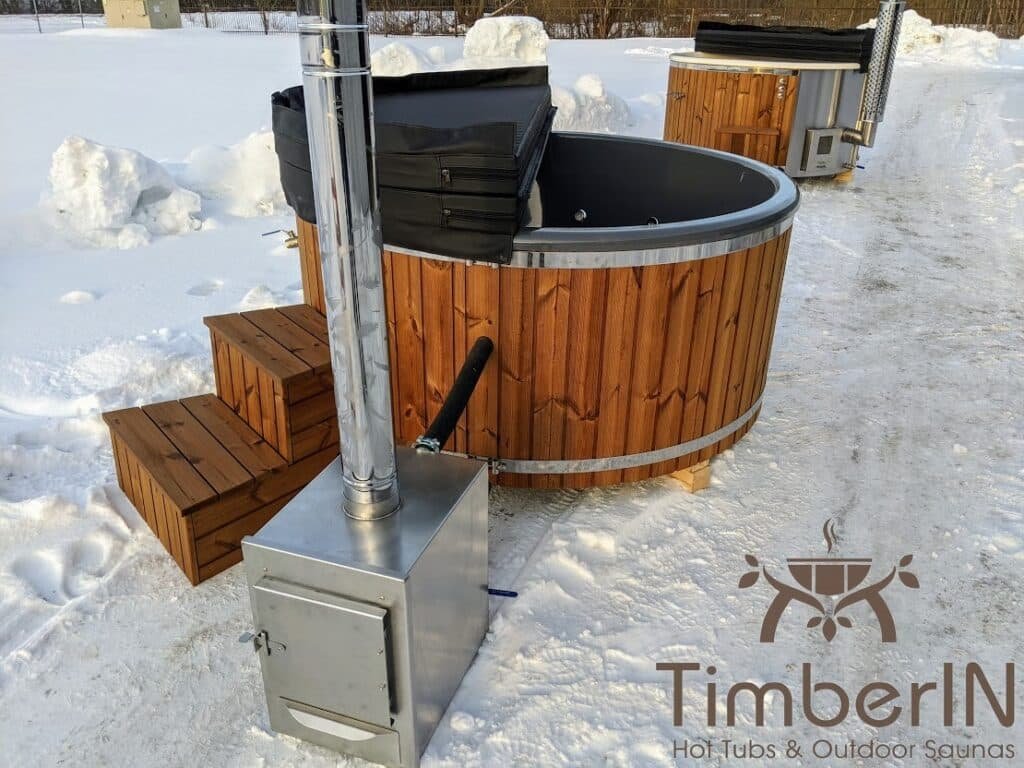 Wood fired hot tubs with jets for sale UK TimberIN