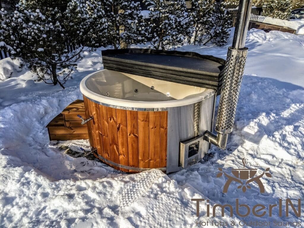 Wood fired hot tubs with jets for sale UK TimberIN