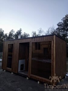 Modern outdoor garden sauna (15)