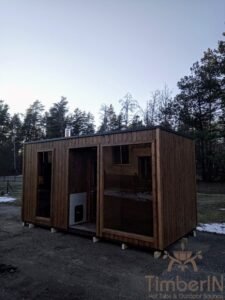 Modern outdoor garden sauna (18)