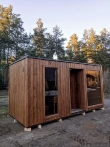 Modern outdoor garden sauna (19)