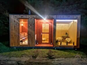 Modern outdoor garden sauna (3)