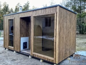 Modern outdoor garden sauna (8)
