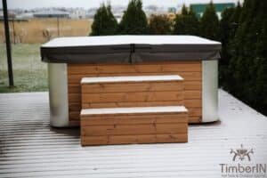 Square acrylic large spa hot tub (3)