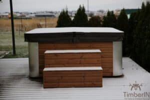 Square acrylic large spa hot tub (4)