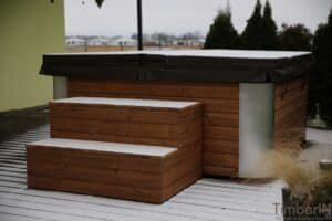 Square acrylic large spa hot tub (5)