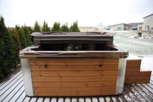 Square acrylic large spa hot tub (72)