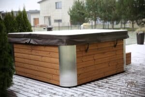 Square acrylic large spa hot tub (88)