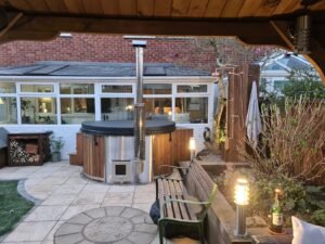 Integrated Wood-Fired Stove for Hot Tub – 30 KW 316 Stainless Steel