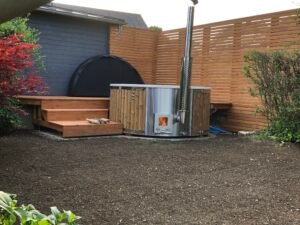 Integrated Wood-Fired Stove for Hot Tub – 30 KW 316 Stainless Steel