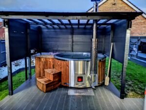 Integrated Wood-Fired Stove for Hot Tub – 30 KW 316 Stainless Steel