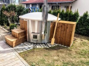 Integrated Wood-Fired Stove for Hot Tub – 30 KW 316 Stainless Steel
