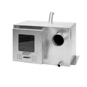 Integrated Wood-Fired Stove for Hot Tub – 30 KW 316 Stainless Steel